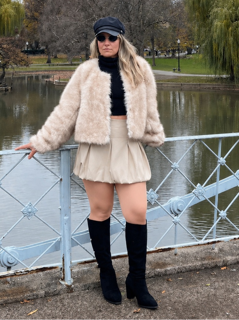 NEW CAMILA COELHO FAUX FUR COAT 
LUXURY CROPPED COAT SIZE S
🚨NO DISCOUNT